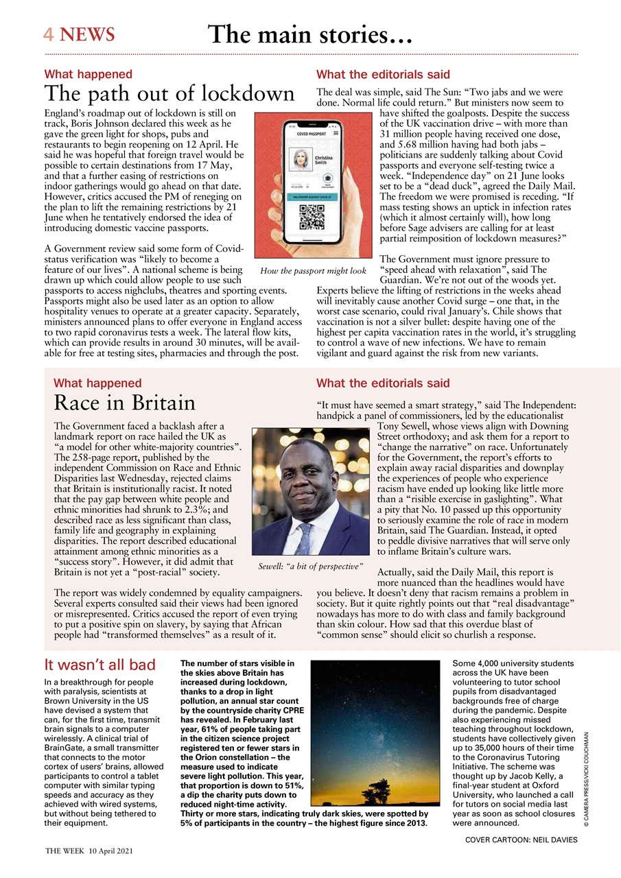 The Week Preview Pages