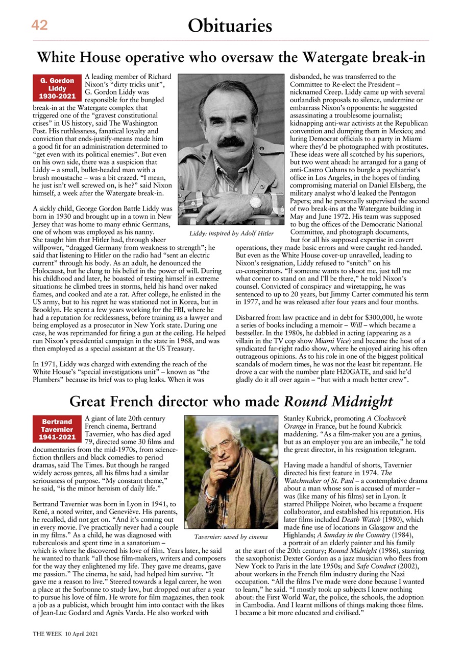 The Week Preview Pages