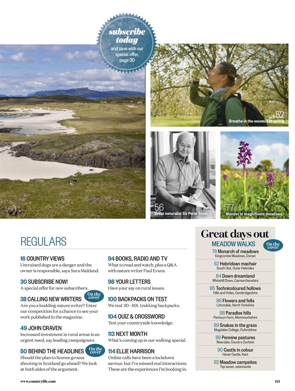 BBC Countryfile Magazine Preview Pages