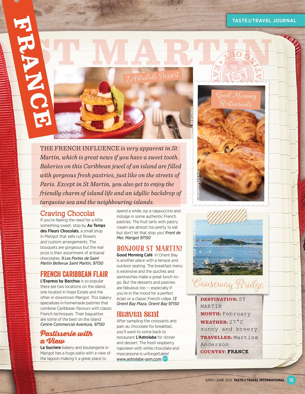 Taste & Travel International Preview Pages