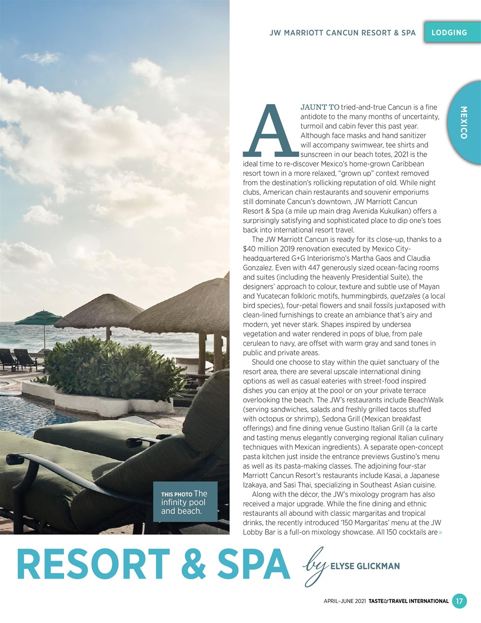 Taste & Travel International Preview Pages