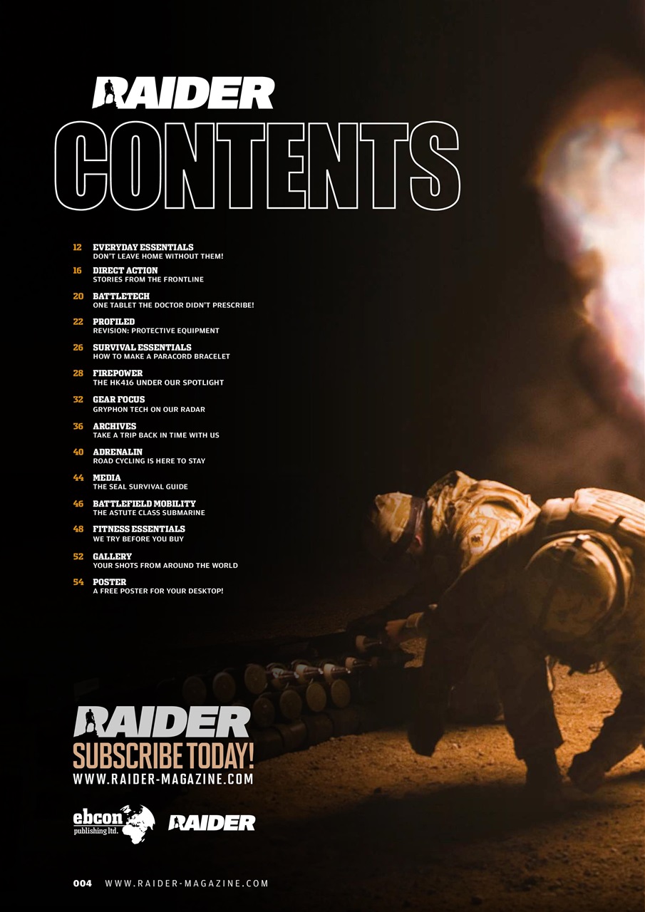 Raider Preview Pages