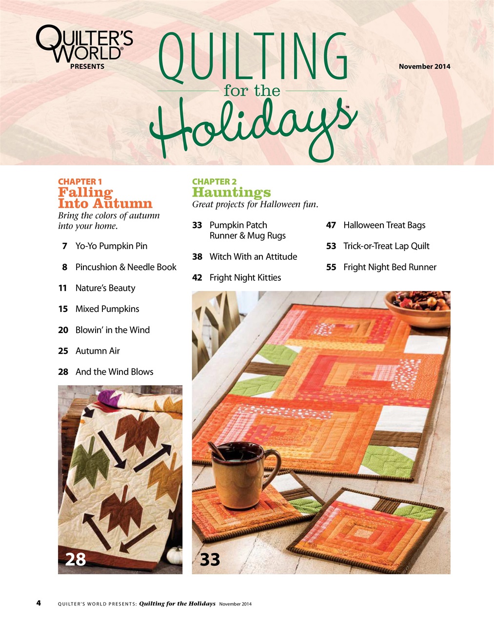 Quilter's World Preview Pages