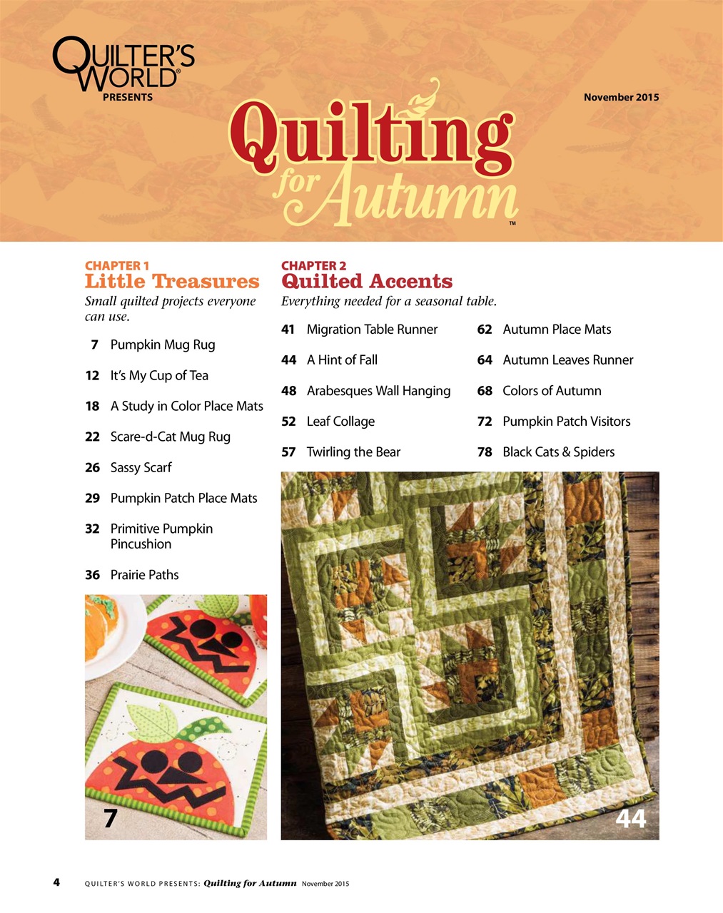 Quilter's World Preview Pages