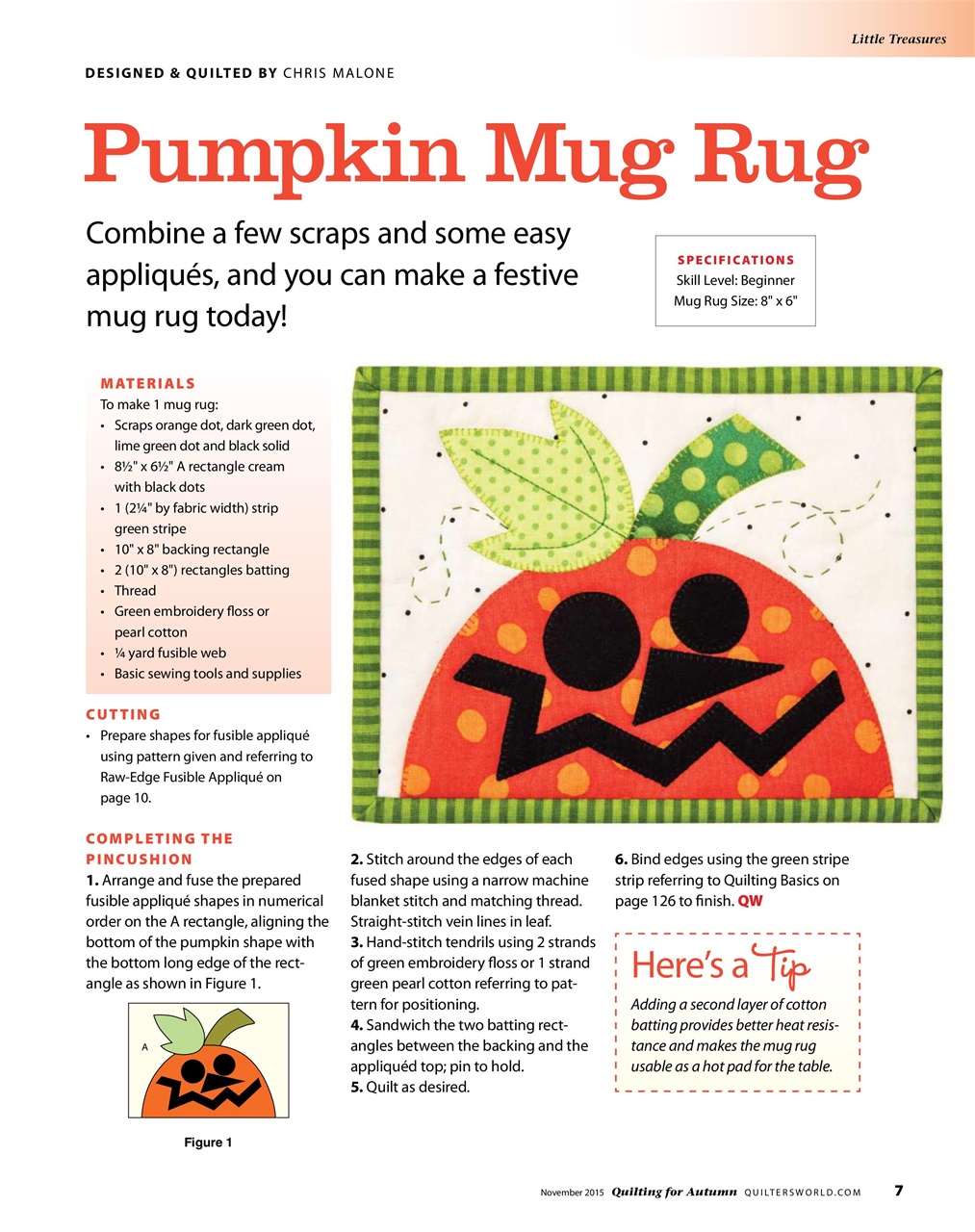 Quilter's World Preview Pages