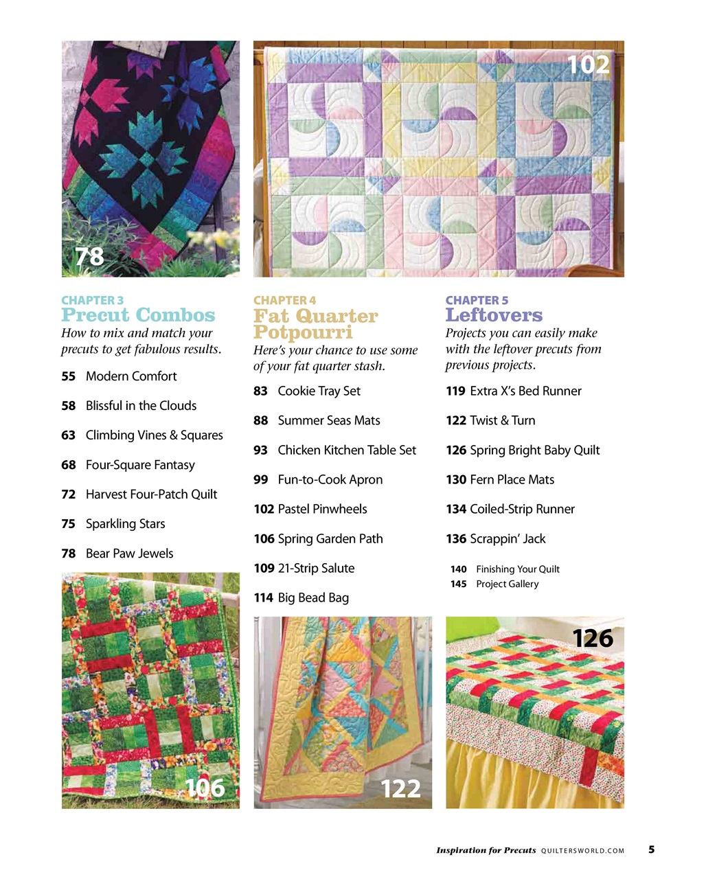 Quilter's World Preview Pages