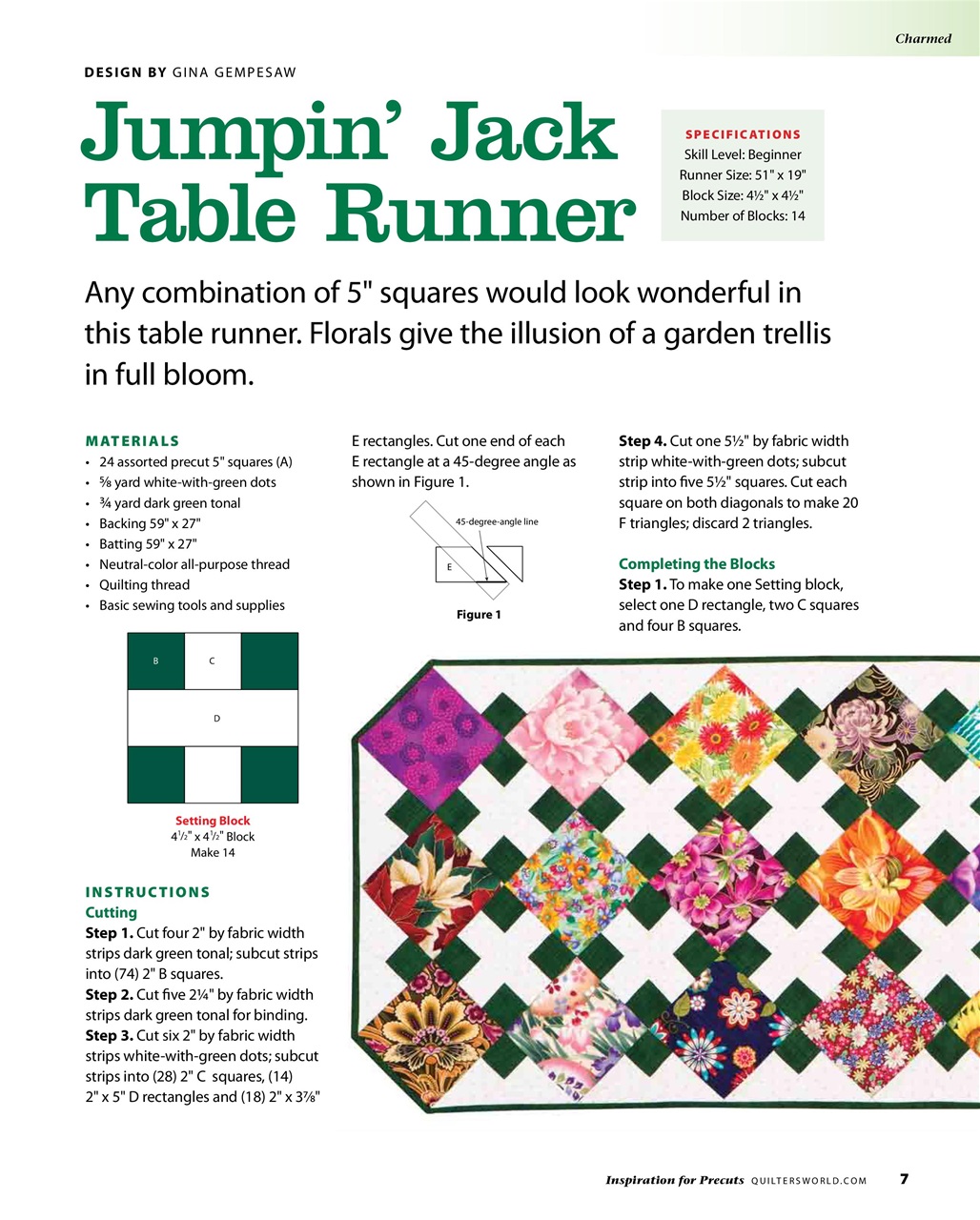 Quilter's World Preview Pages