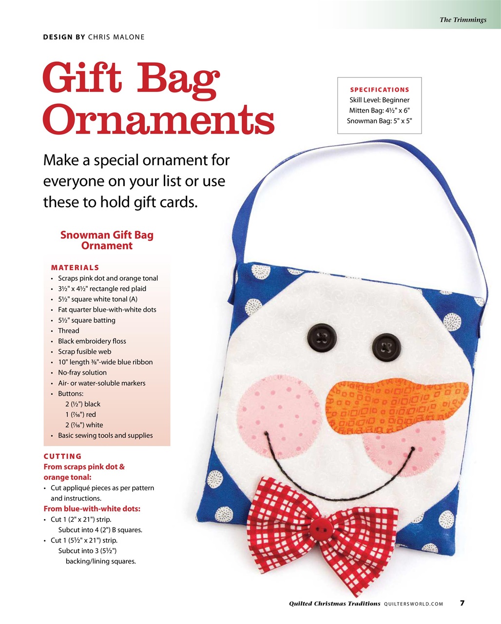 Quilter's World Preview Pages