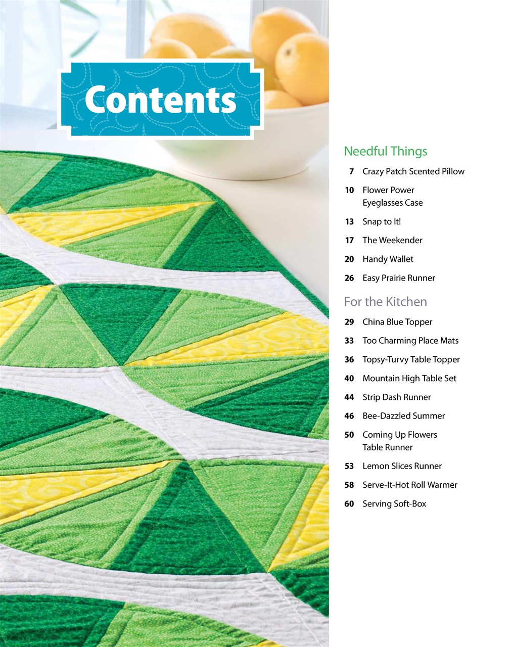 Quilter's World Preview Pages