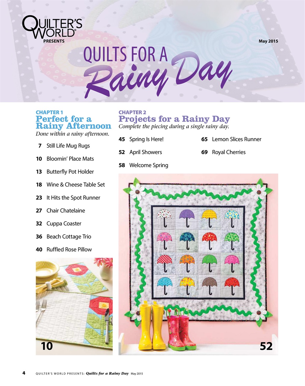 Quilter's World Preview Pages