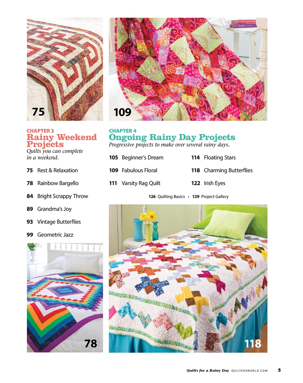 Quilter's World Preview Pages