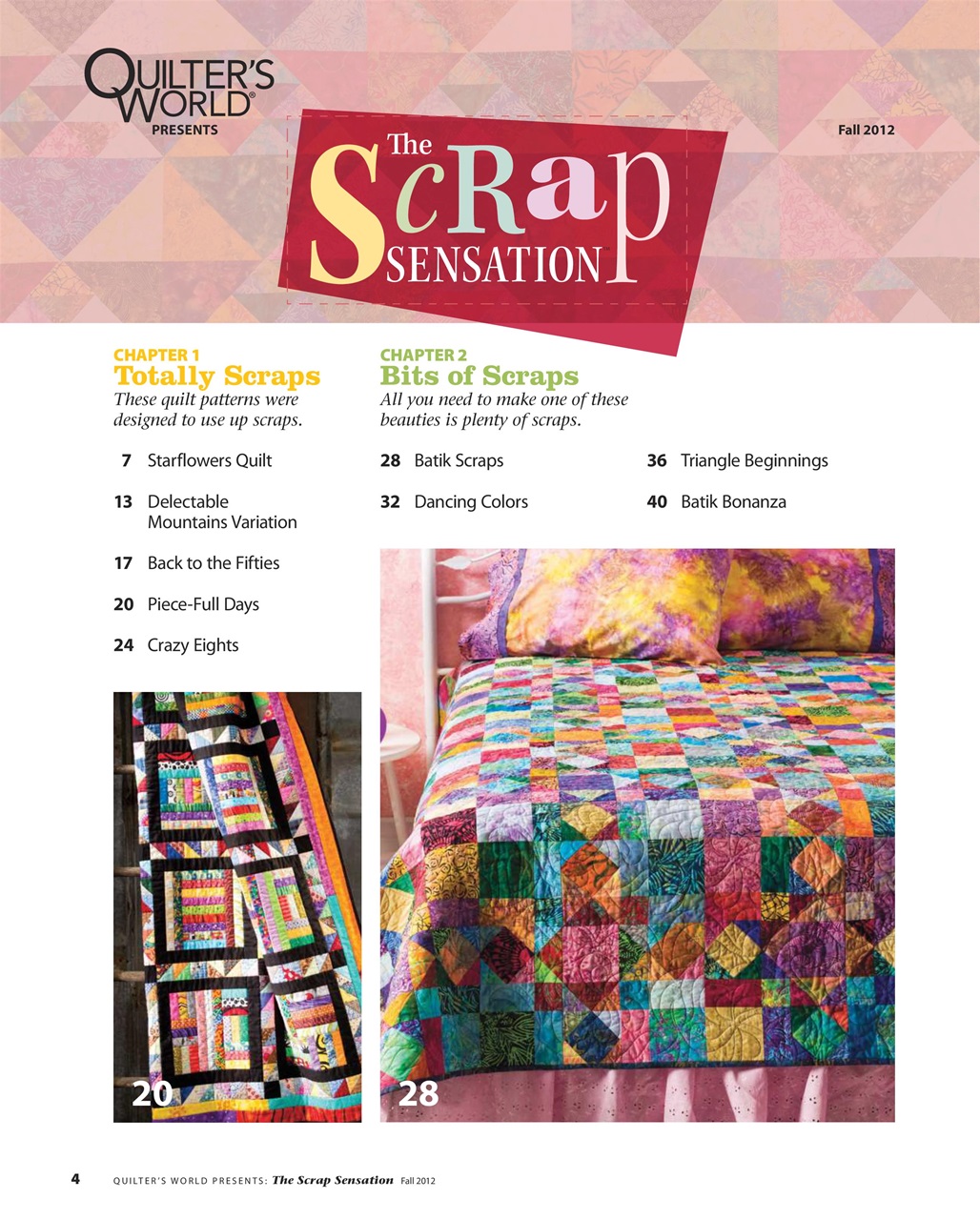 Quilter's World Preview Pages