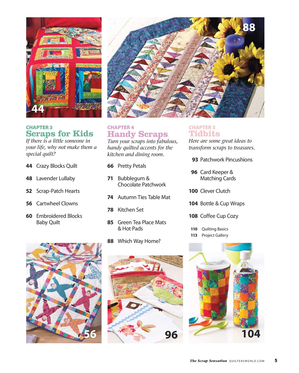 Quilter's World Preview Pages