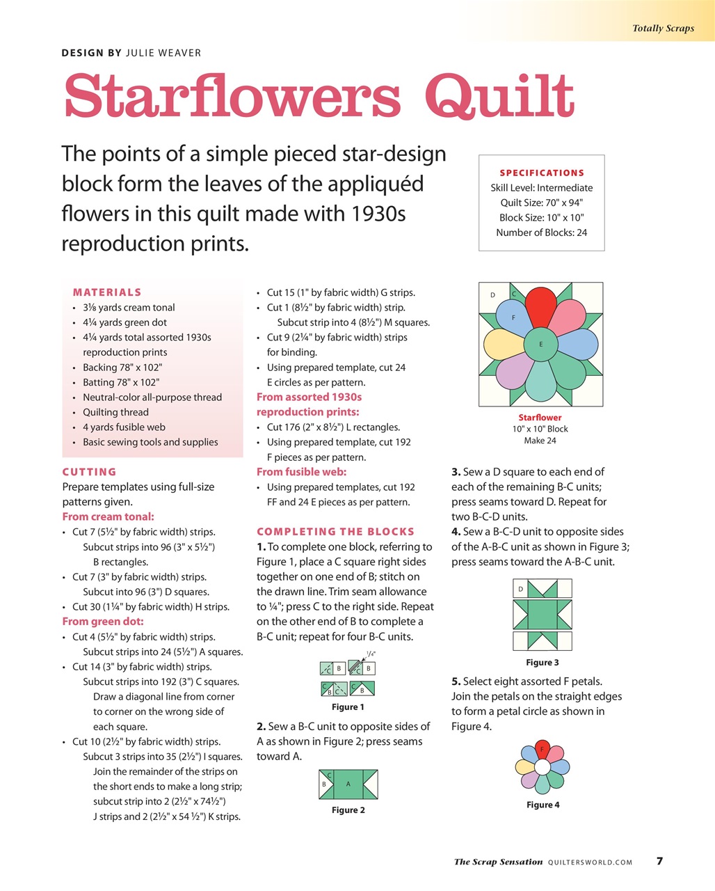 Quilter's World Preview Pages