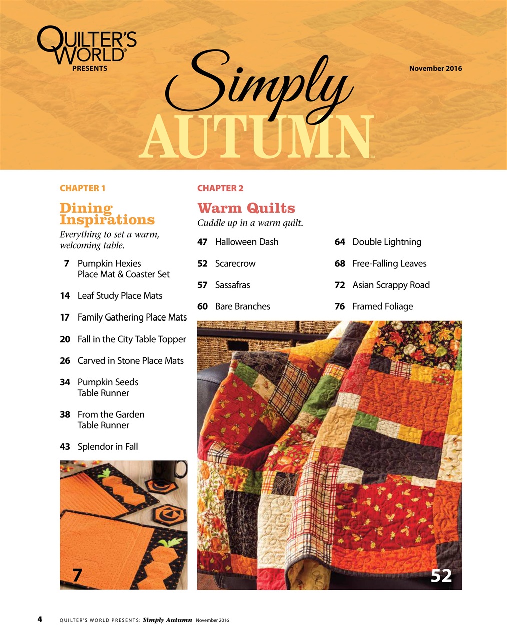 Quilter's World Preview Pages