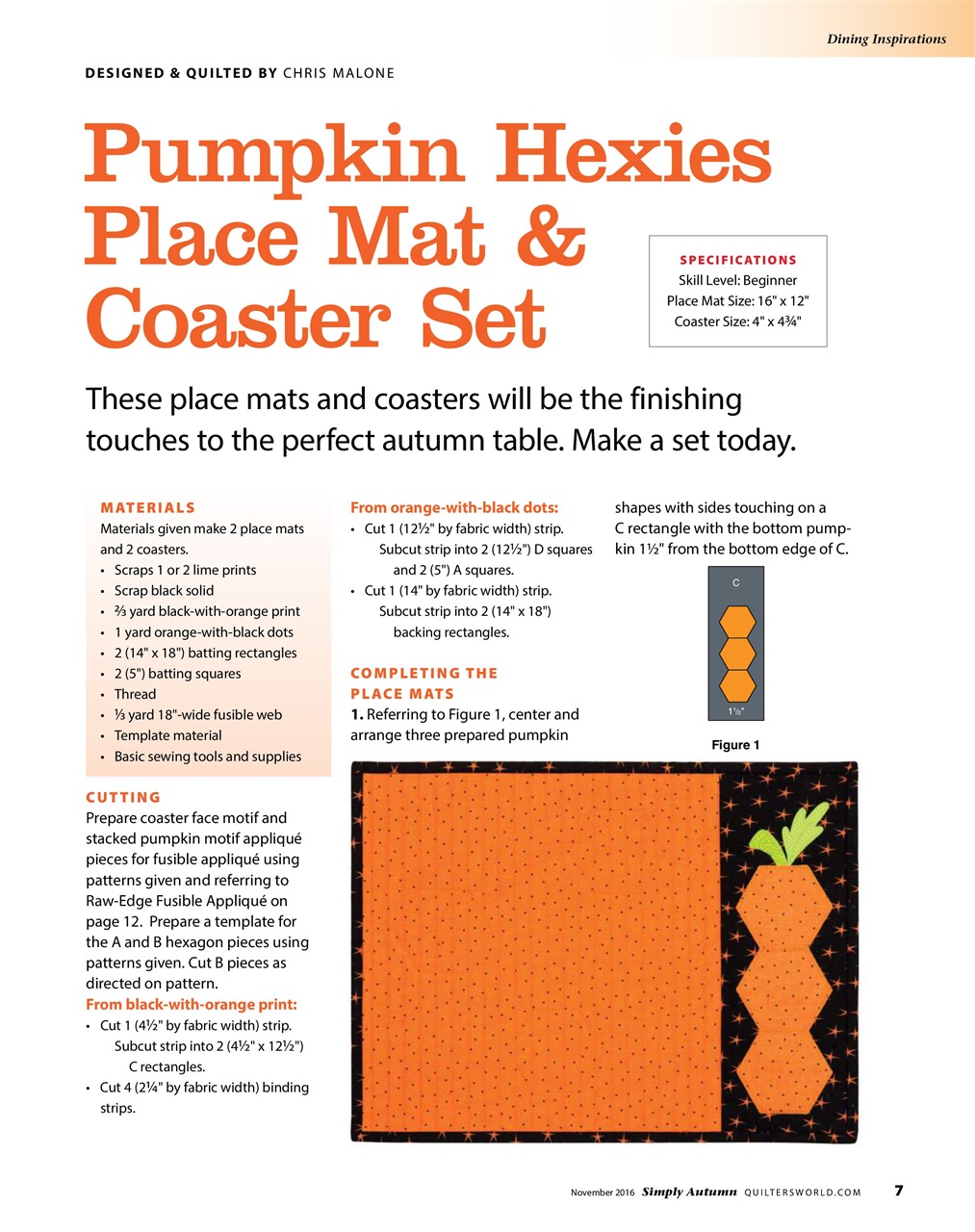 Quilter's World Preview Pages