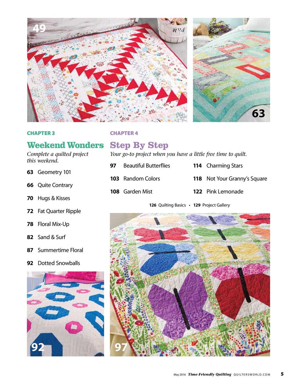 Quilter's World Preview Pages