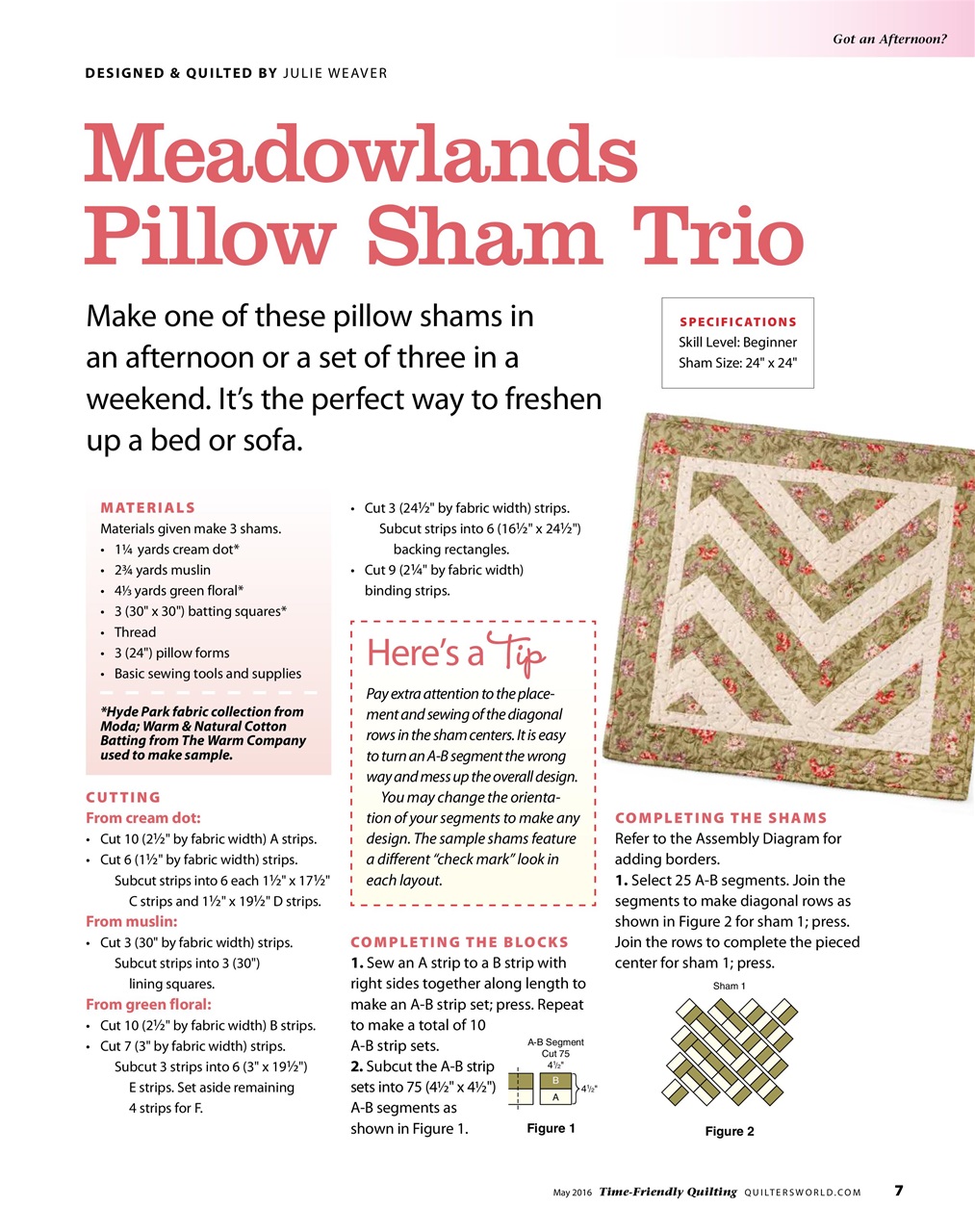 Quilter's World Preview Pages