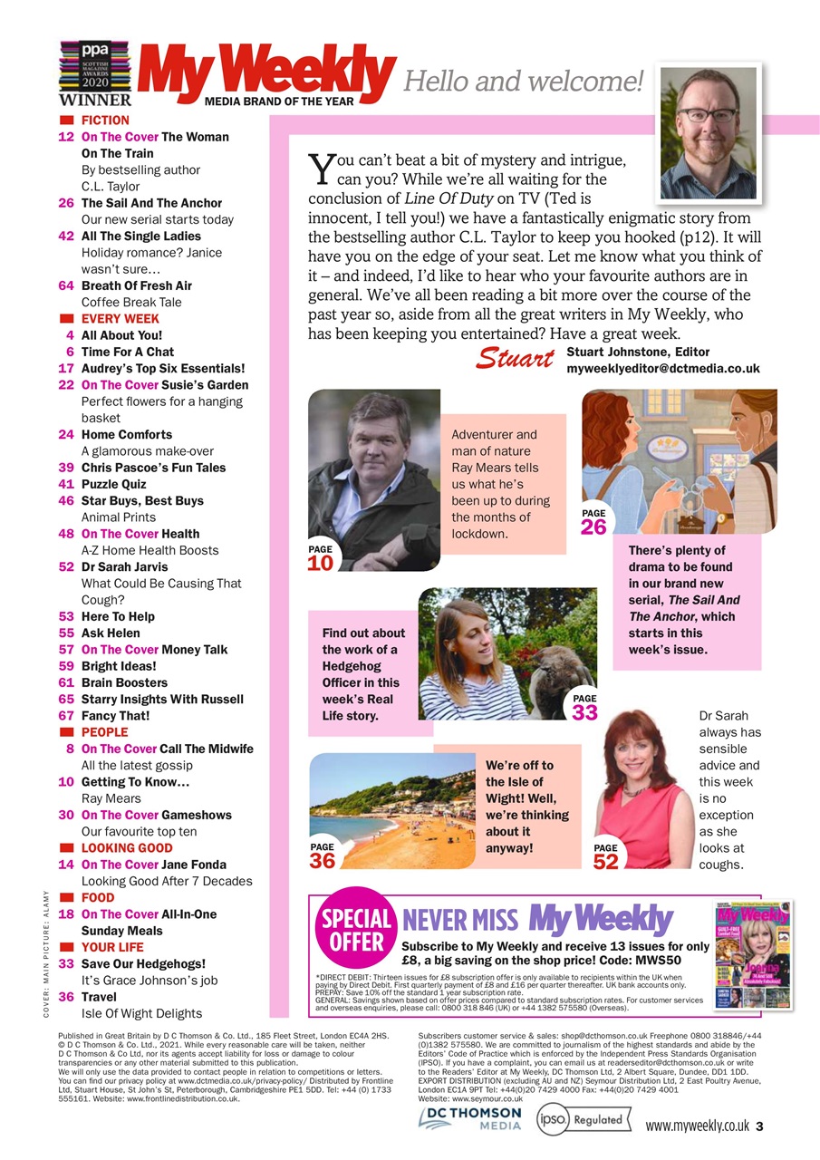 My Weekly Preview Pages