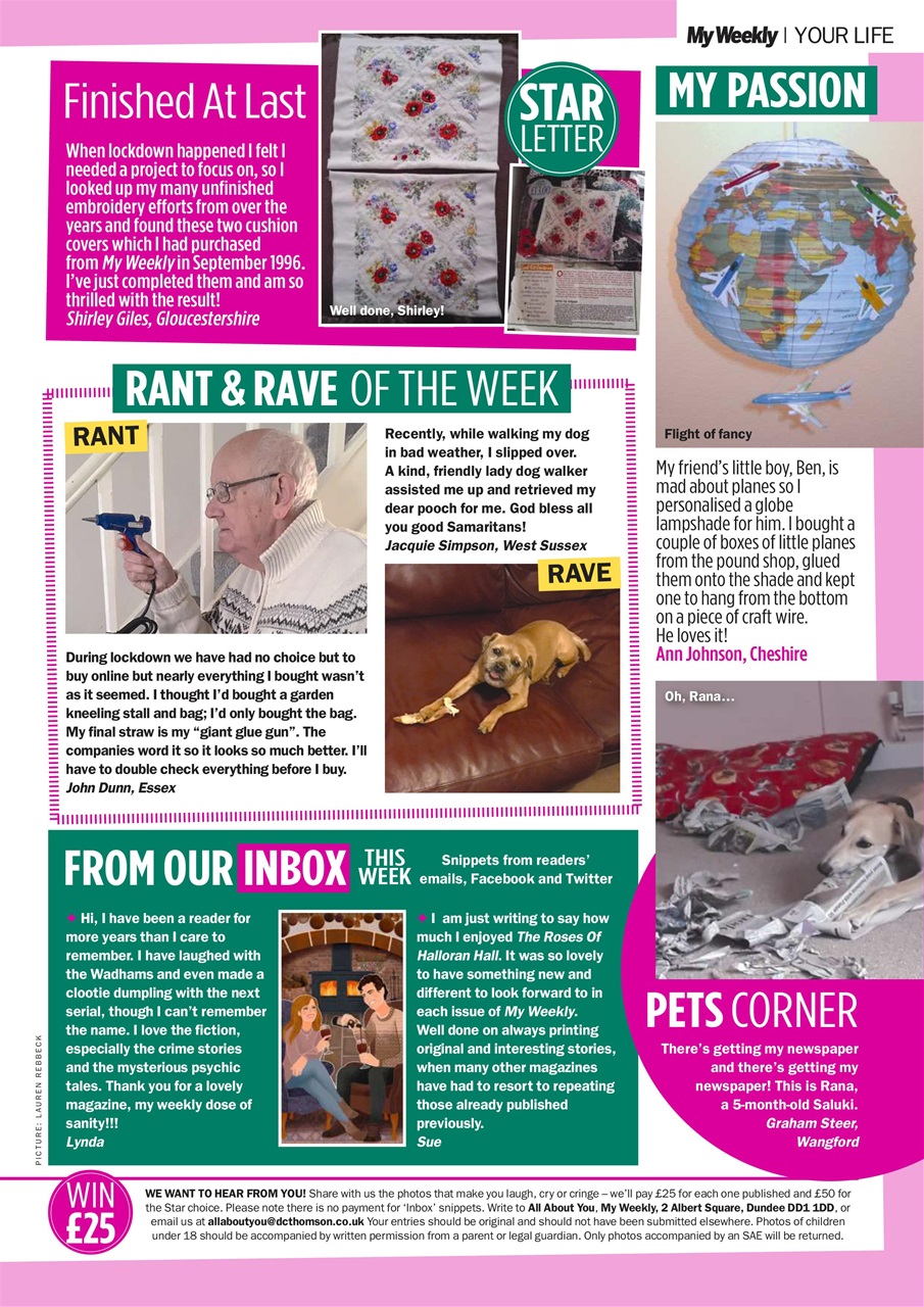 My Weekly Preview Pages