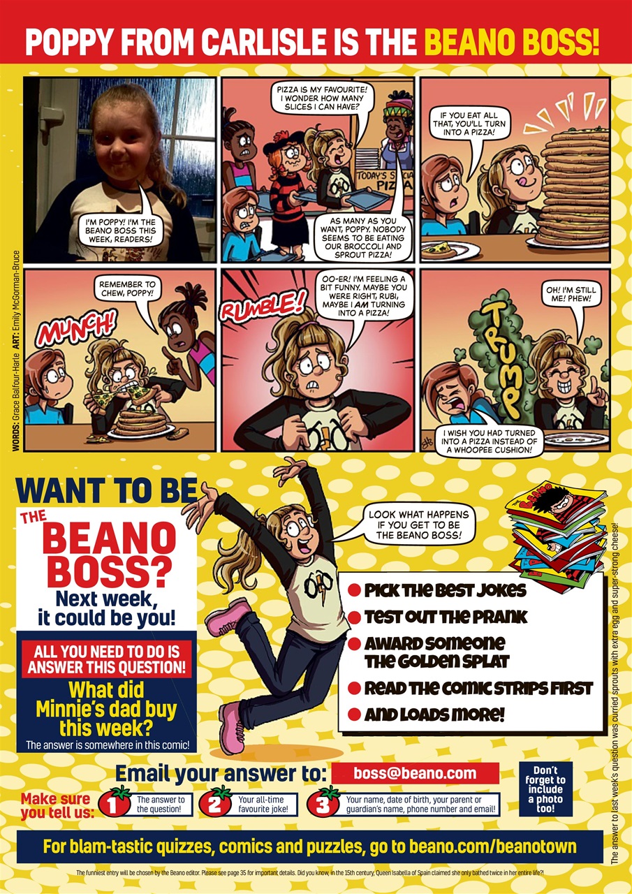 Beano Preview Pages
