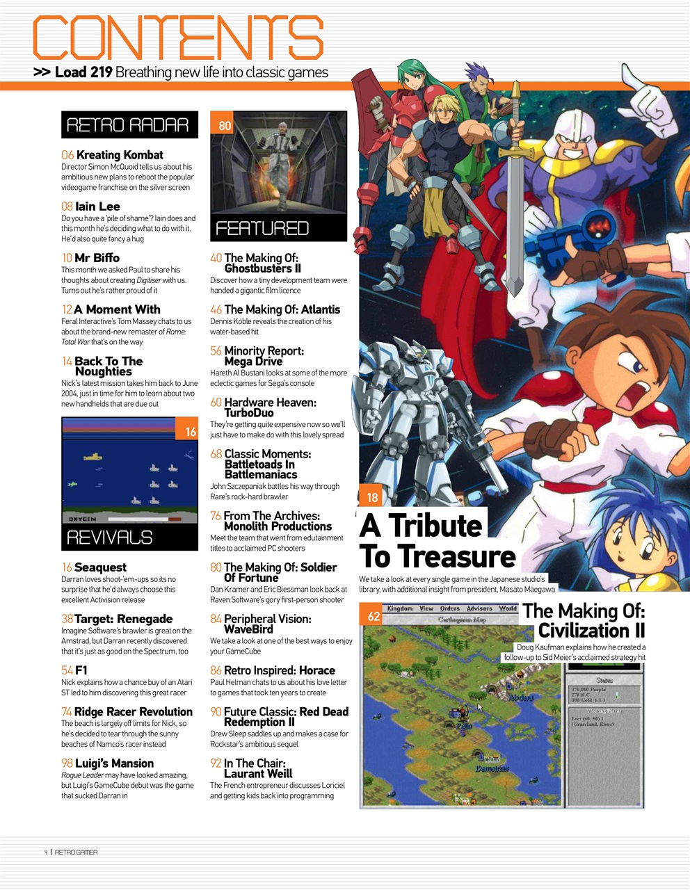 Retro Gamer Preview Pages