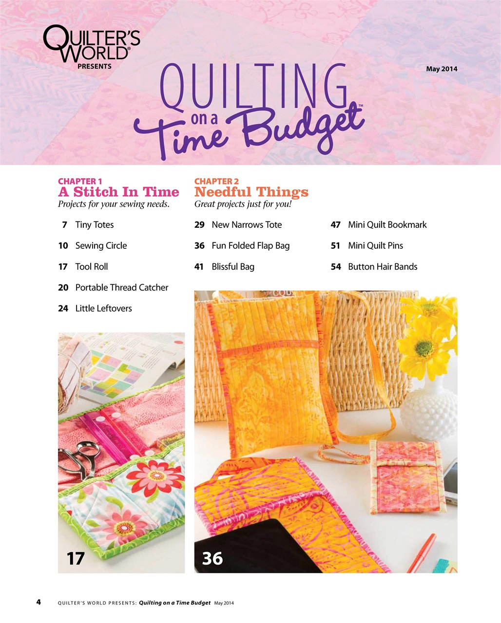 Quilter's World Preview Pages