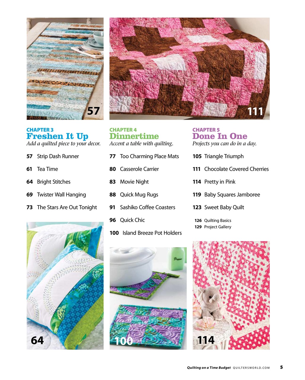 Quilter's World Preview Pages