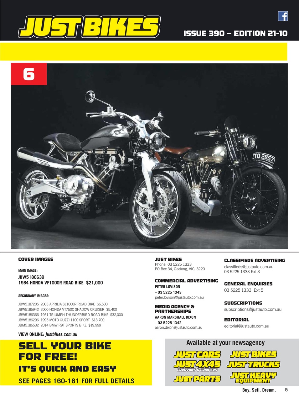 JUST BIKES Preview Pages