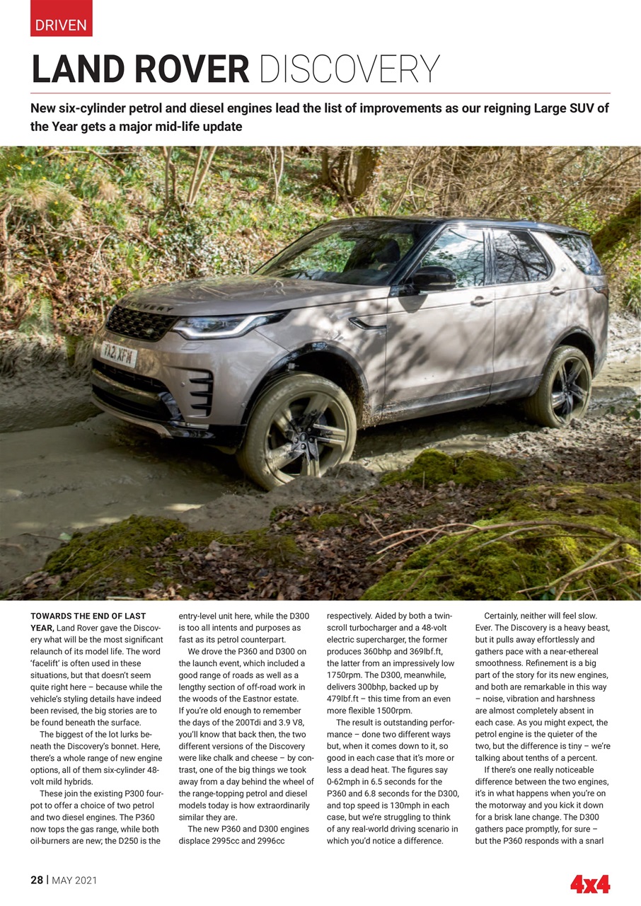 Overlander 4X4 Preview Pages