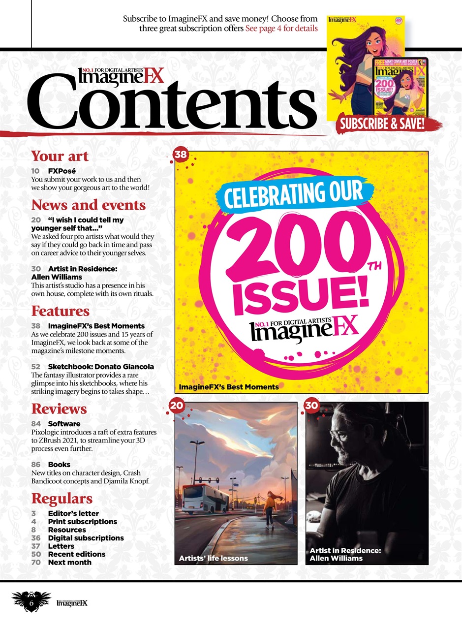 ImagineFX Preview Pages