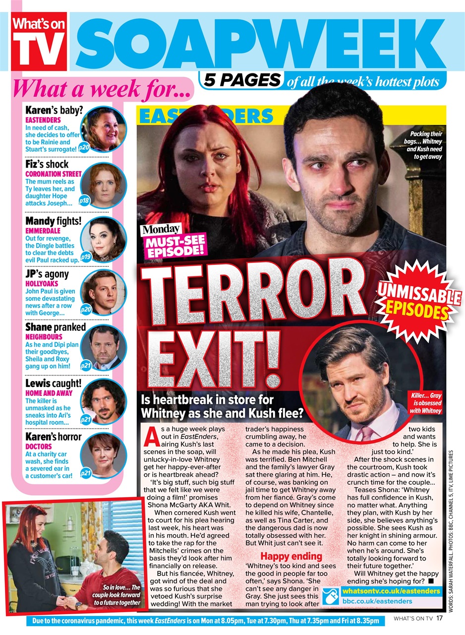 What's on TV Preview Pages
