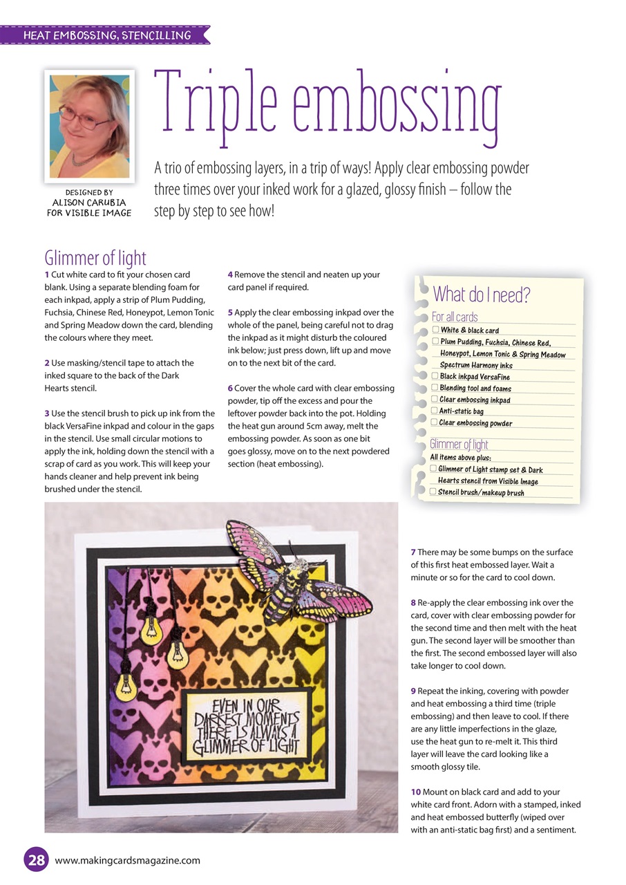 Making Cards & Papercraft Preview Pages