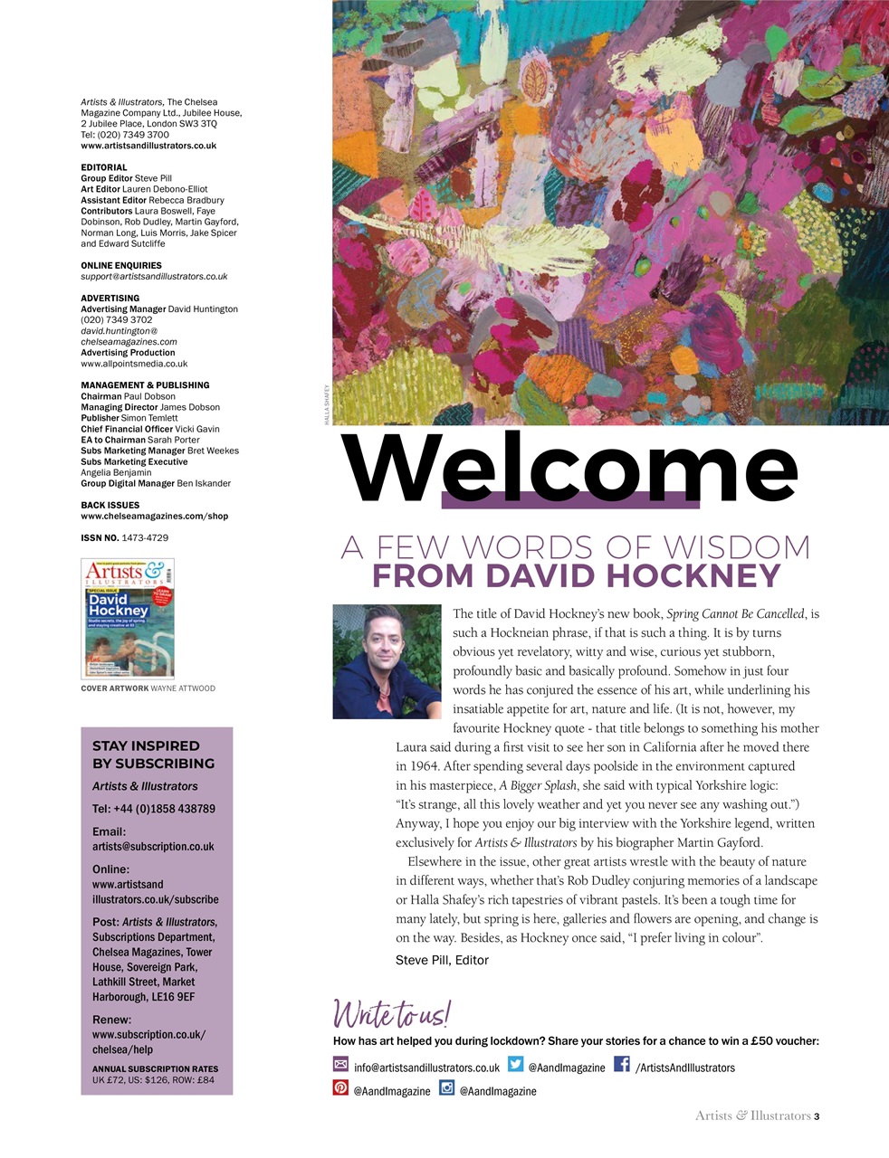 Artists & Illustrators Preview Pages