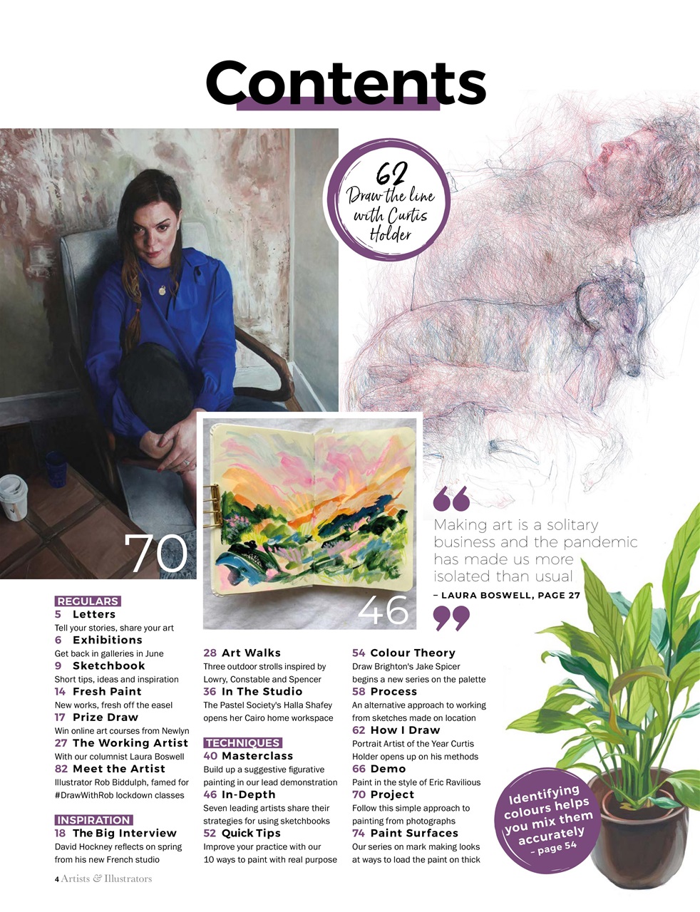 Artists & Illustrators Preview Pages