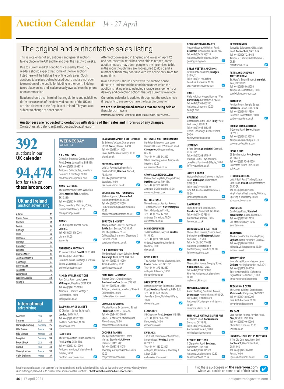 Antiques Trade Gazette Preview Pages