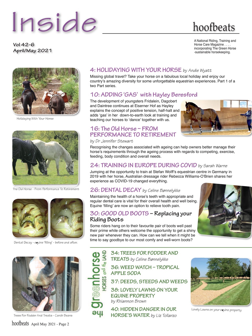 Hoofbeats Preview Pages
