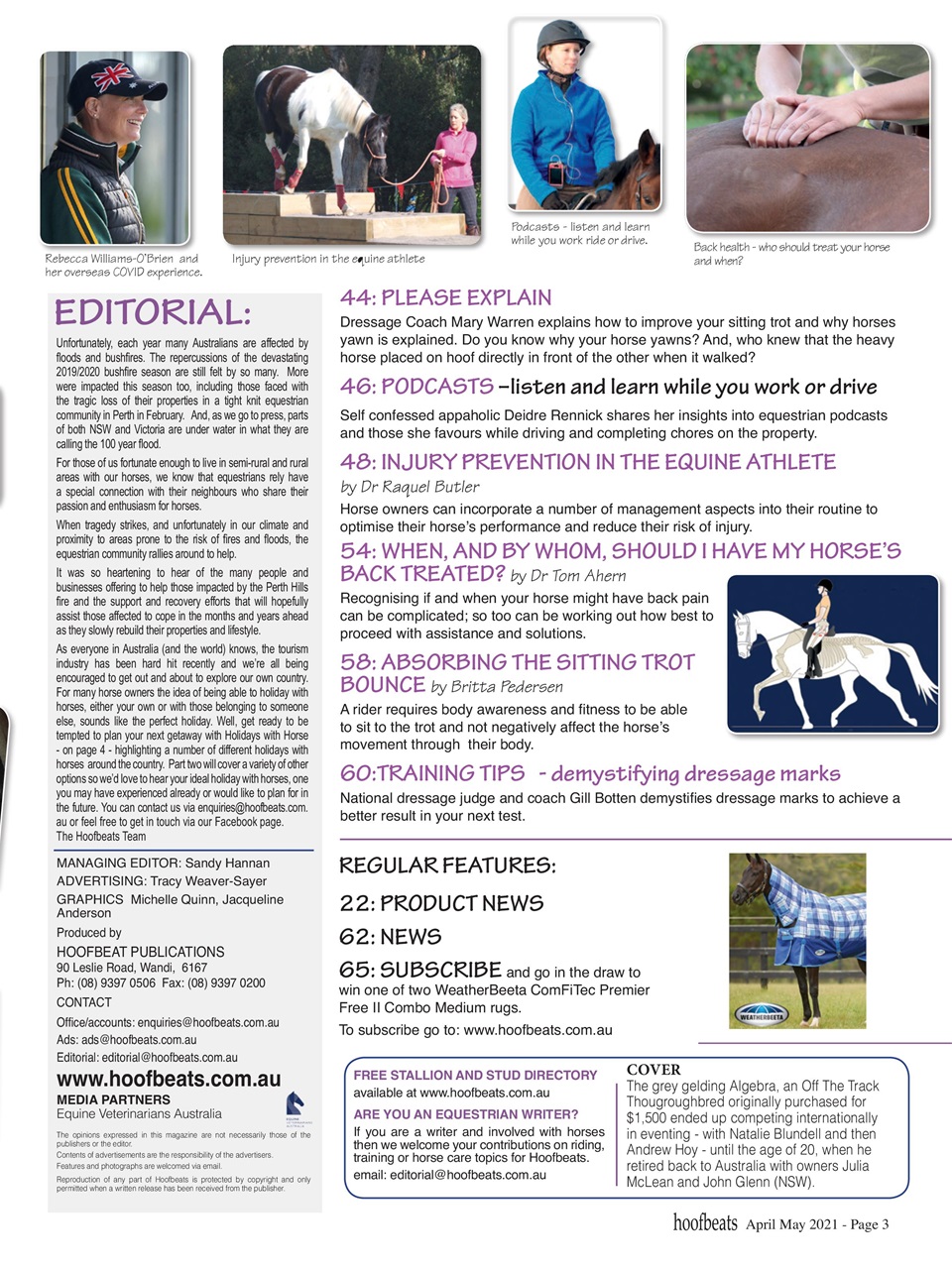 Hoofbeats Preview Pages