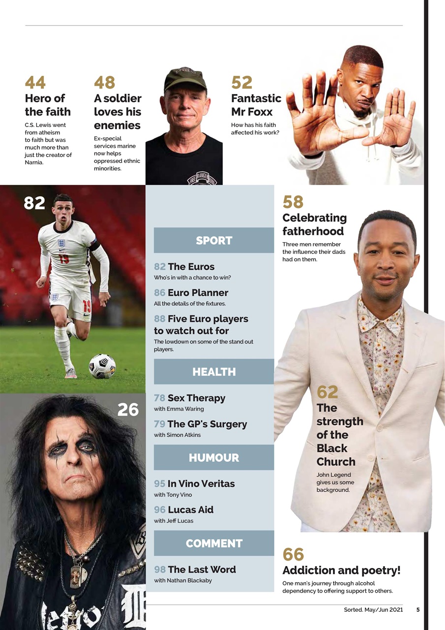 Sorted Magazine – The men's mag with morals Preview Pages