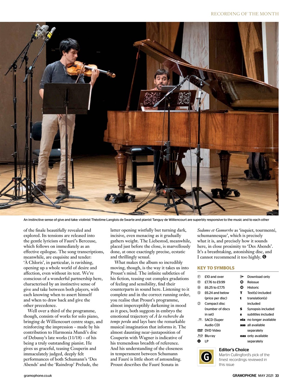 Gramophone Preview Pages