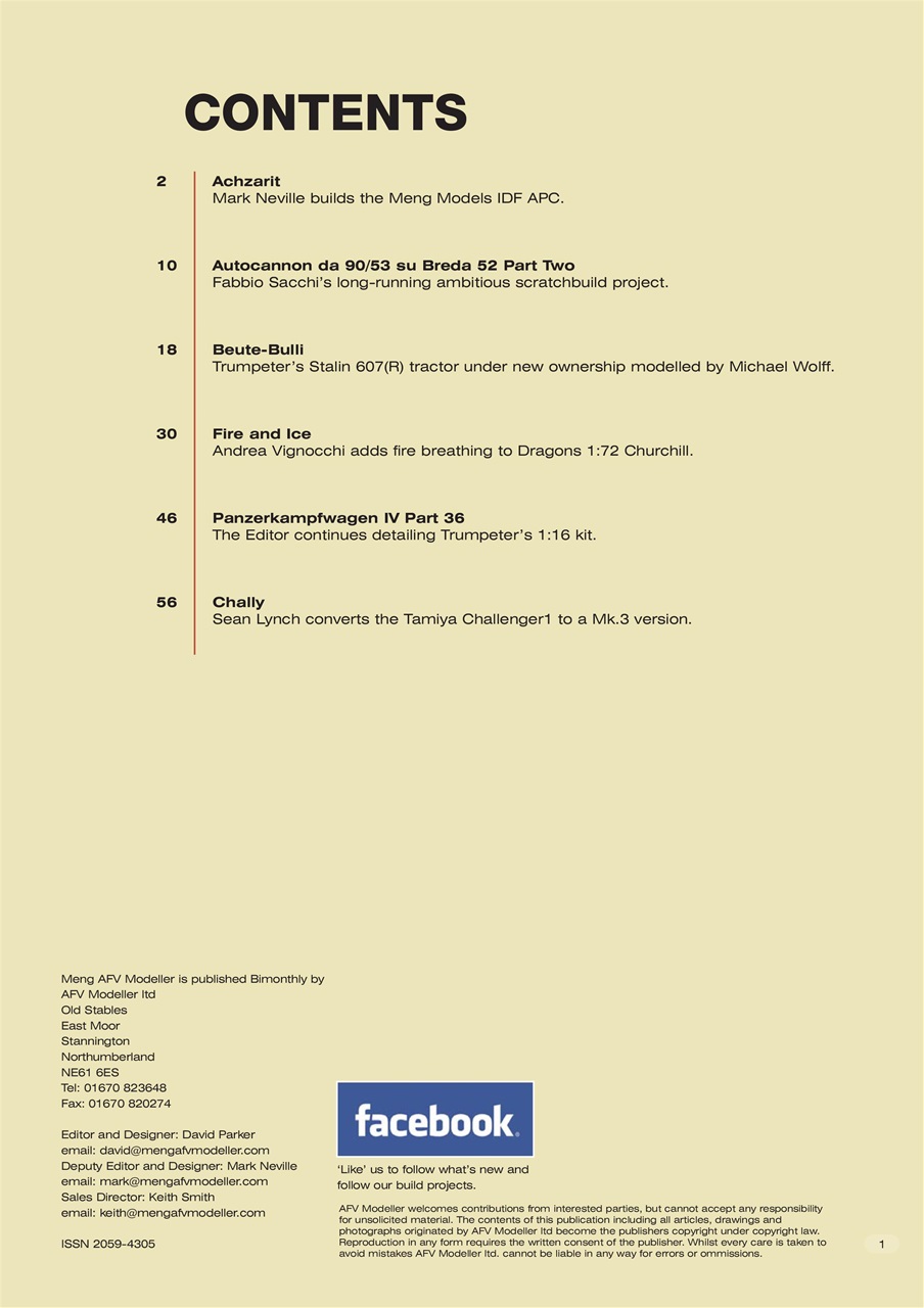 Meng AFV Modeller Preview Pages