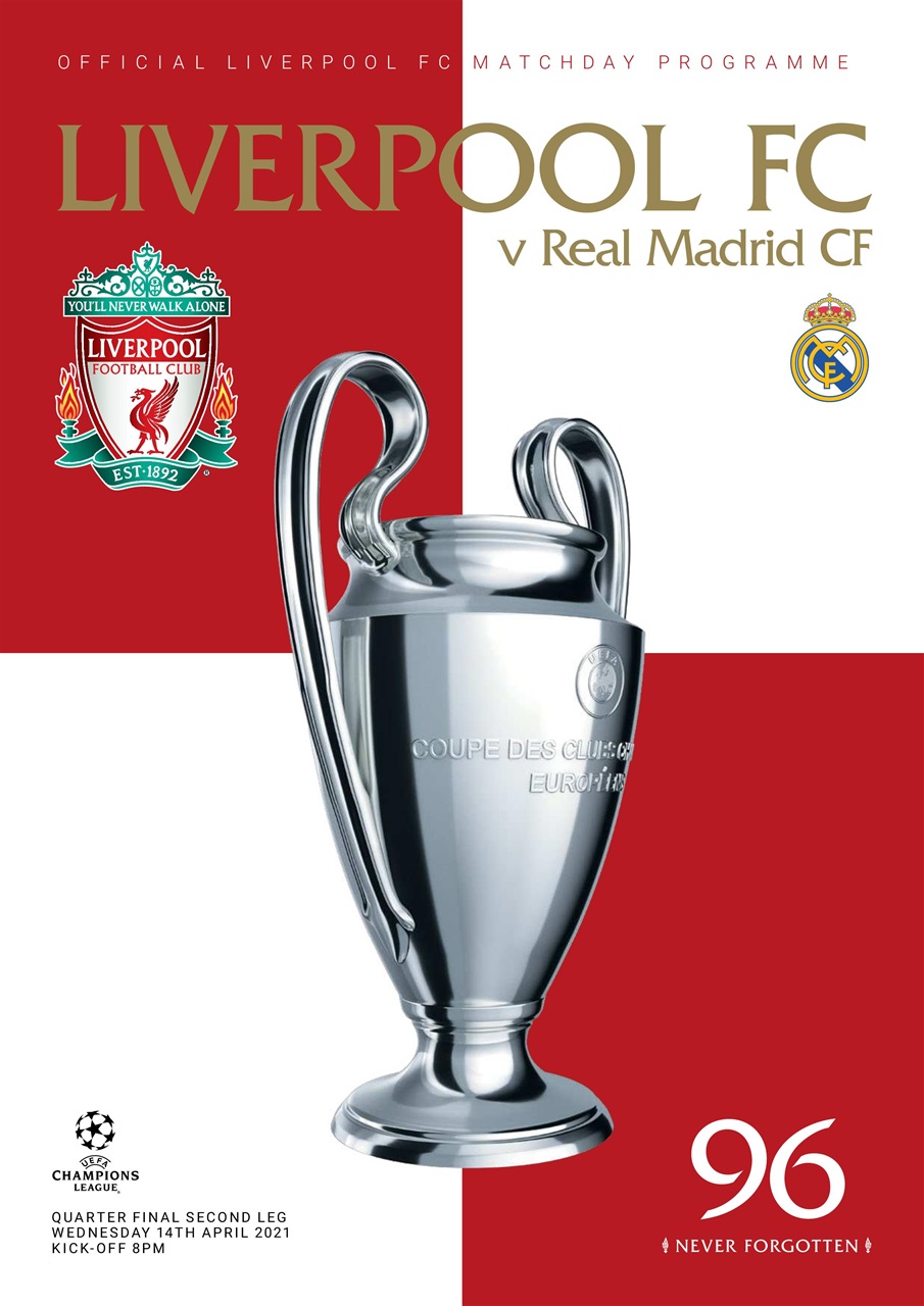Liverpool FC Programmes Preview Pages
