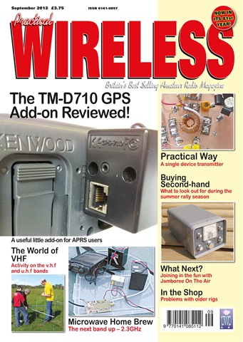 Practical Wireless issue September 2012