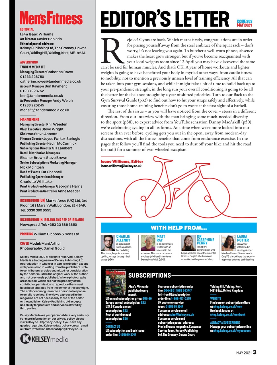 Men's Fitness Preview Pages