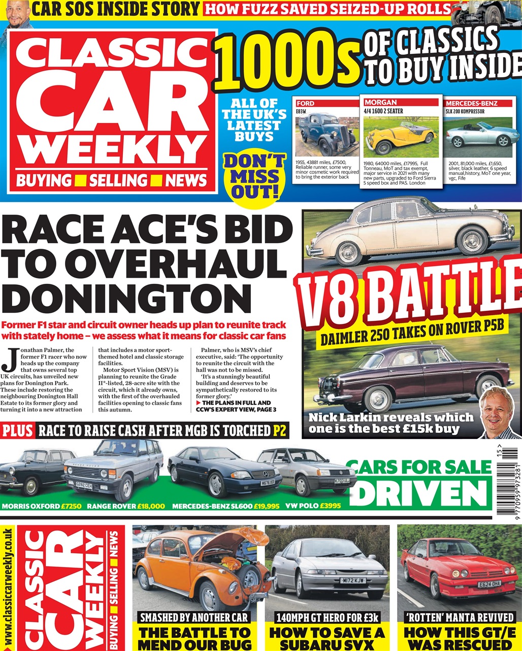 Classic Car Weekly Preview Pages