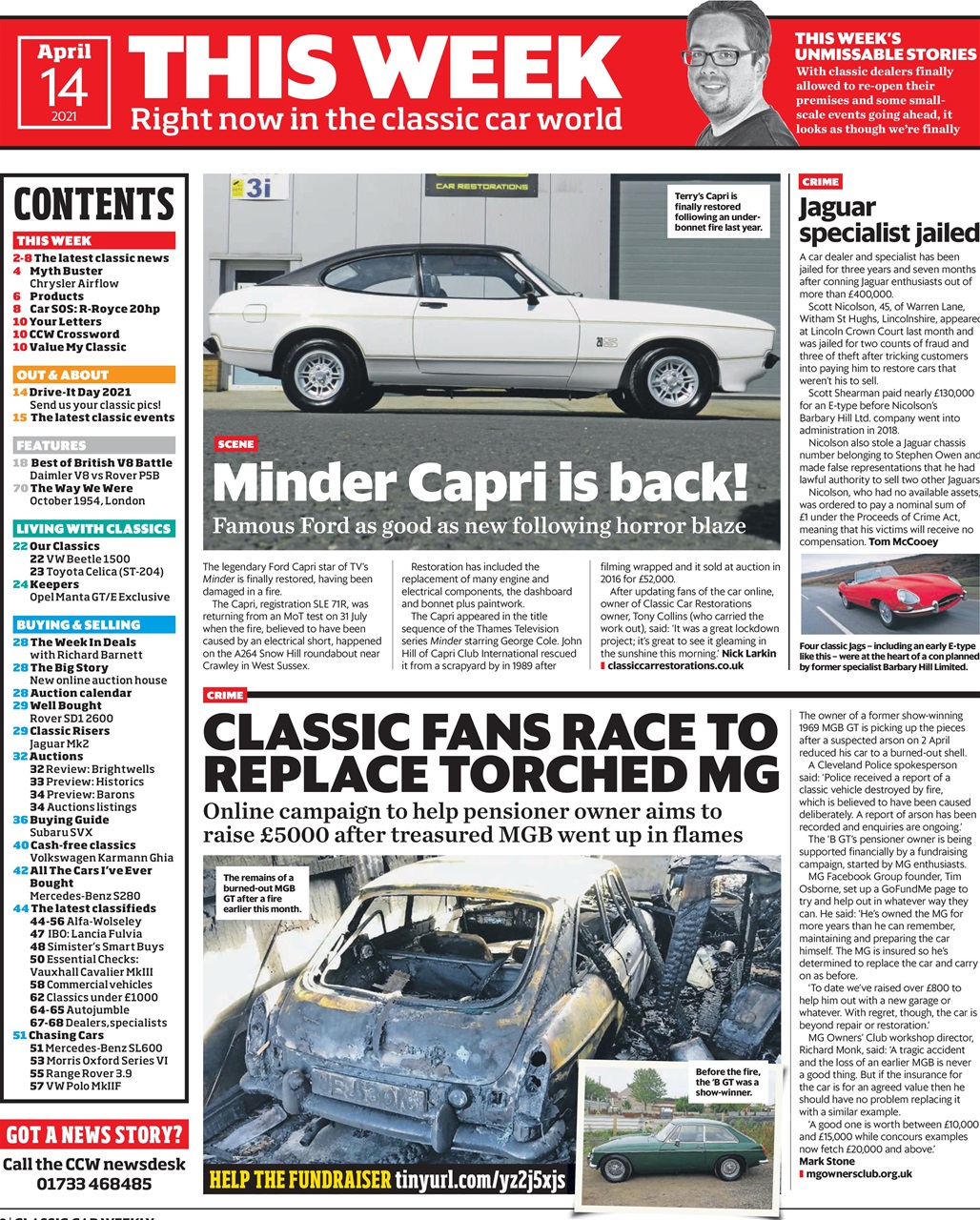 Classic Car Weekly Preview Pages