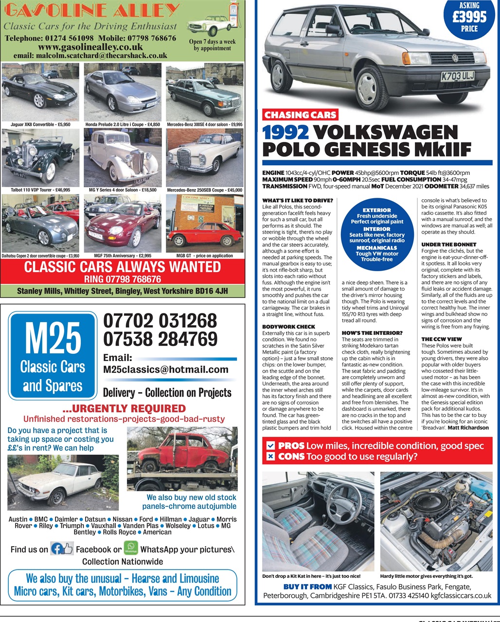 Classic Car Weekly Preview Pages