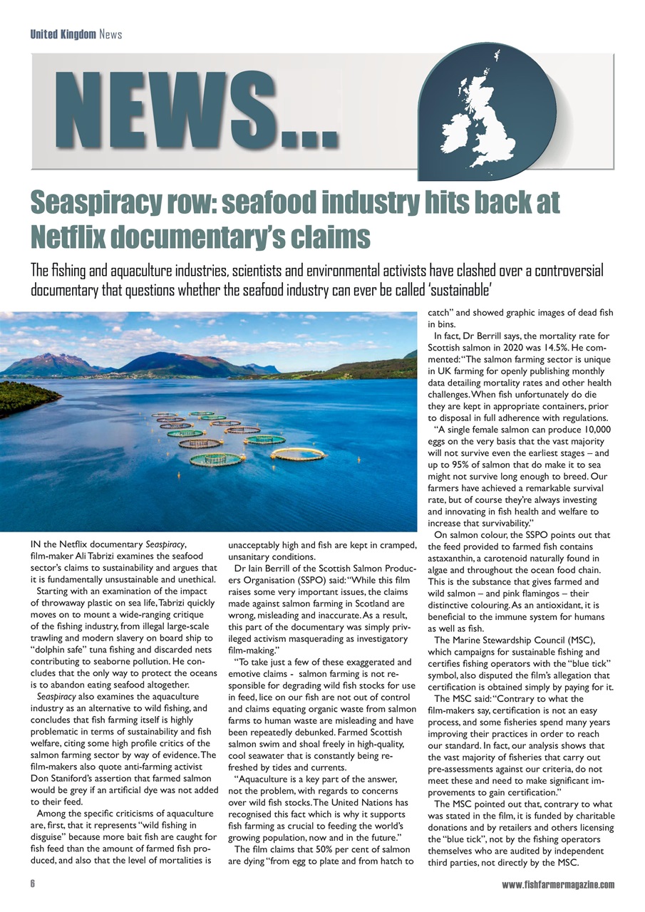 Fish Farmer Magazine Preview Pages