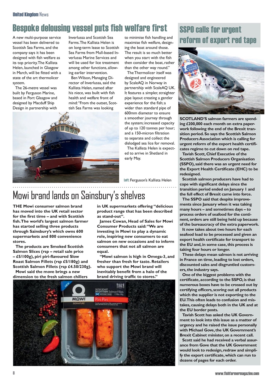 Fish Farmer Magazine Preview Pages