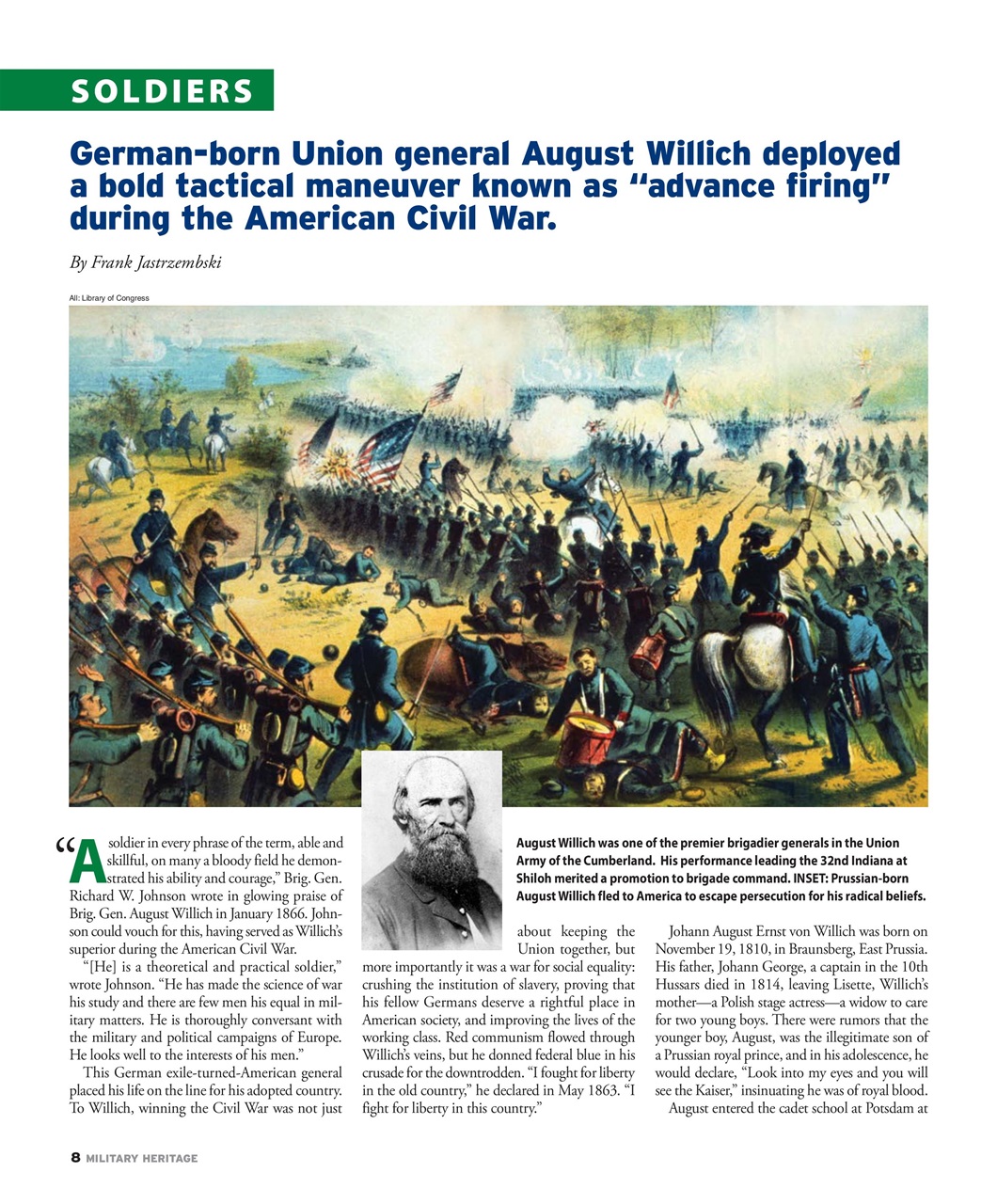 Military Heritage Preview Pages